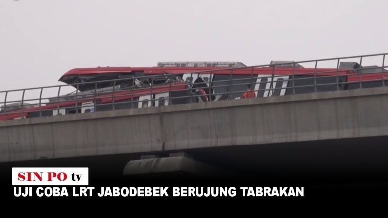 Nahas, Uji Coba LRT Jabodebek Berujung Tabrakan