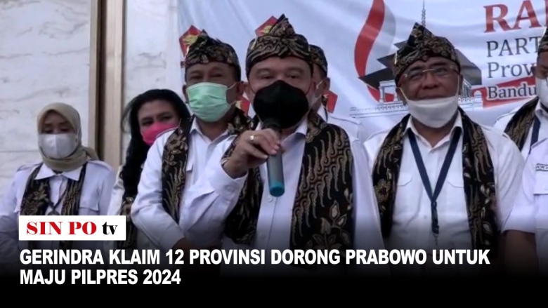 Sudah 12 Provinsi Dorong Prabowo Maju Di Pilpres 2024