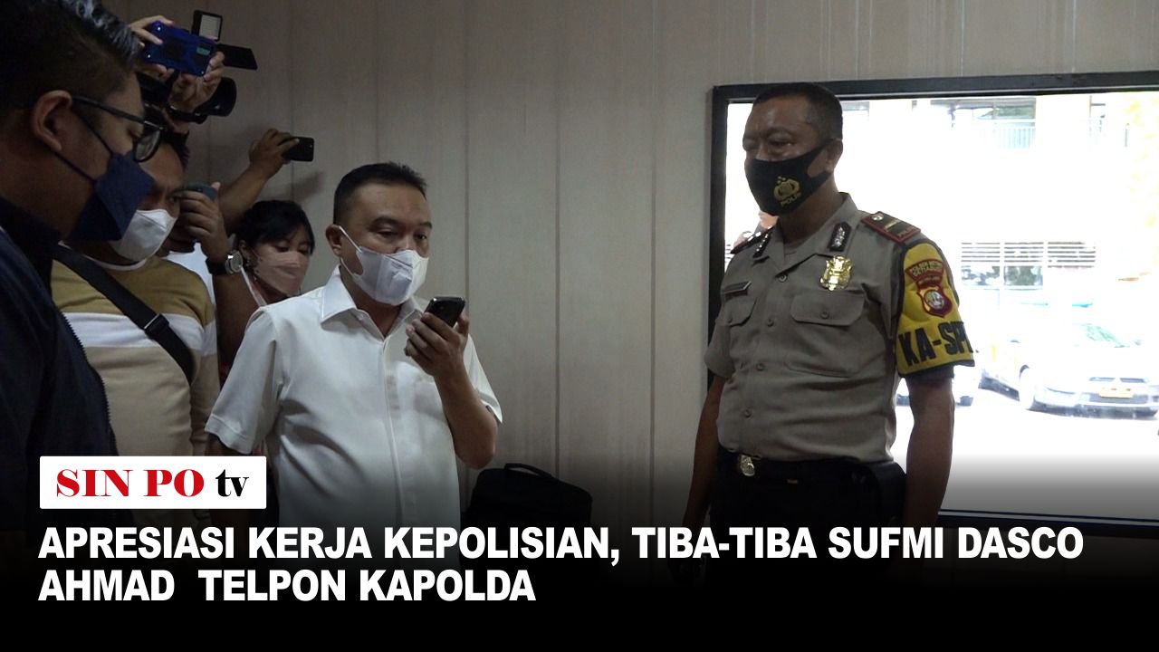 Apresiasi Kerja Kepolisian, Tiba-Tiba Sufmi Dasco Ahmad  Telpon Kapolda