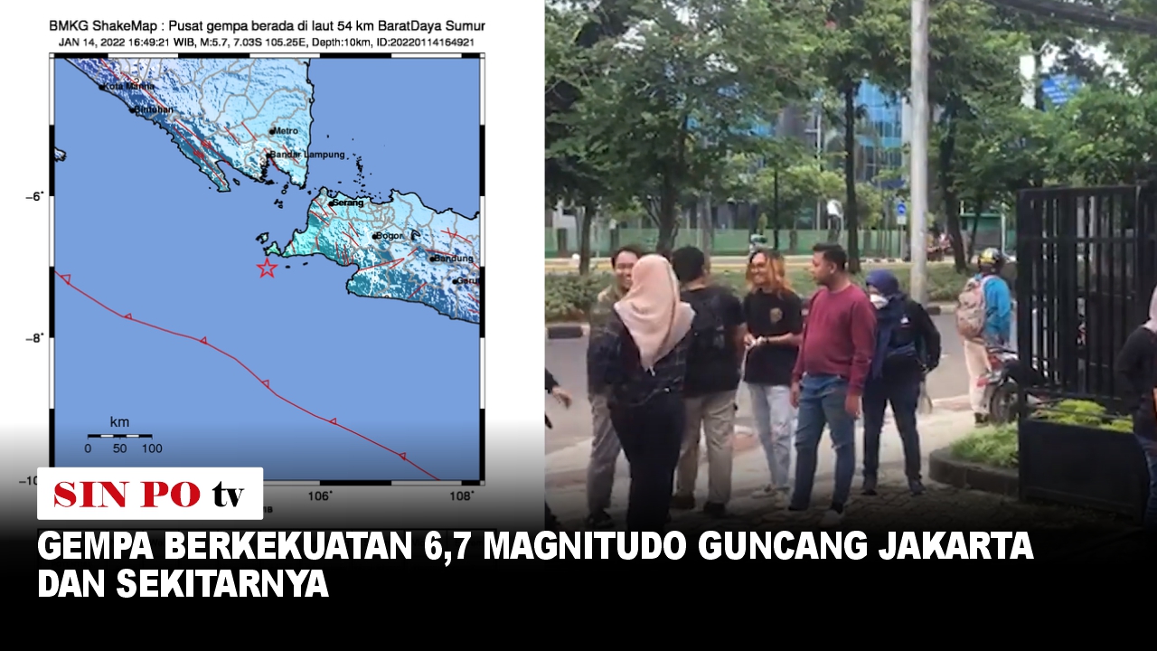 BREAKING NEWS: Gempa Berkekuatan 6,7 Magnitudo Guncang Jakarta Dan Sekitarnya