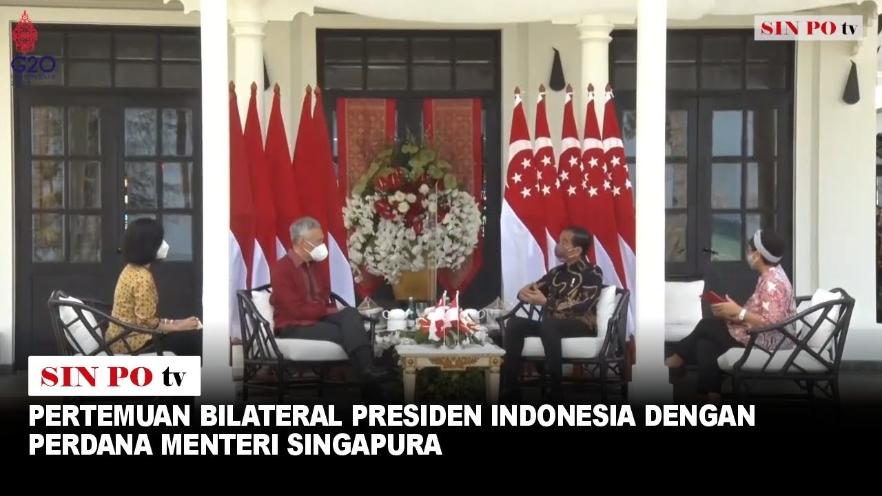 Pertemuan Bilateral Presiden Indonesia Dengan Perdana Menteri Singapura