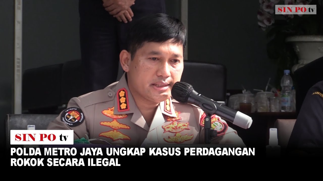Polda Metro Jaya Ungkap Kasus Perdagangan Rokok Secara Ilegal