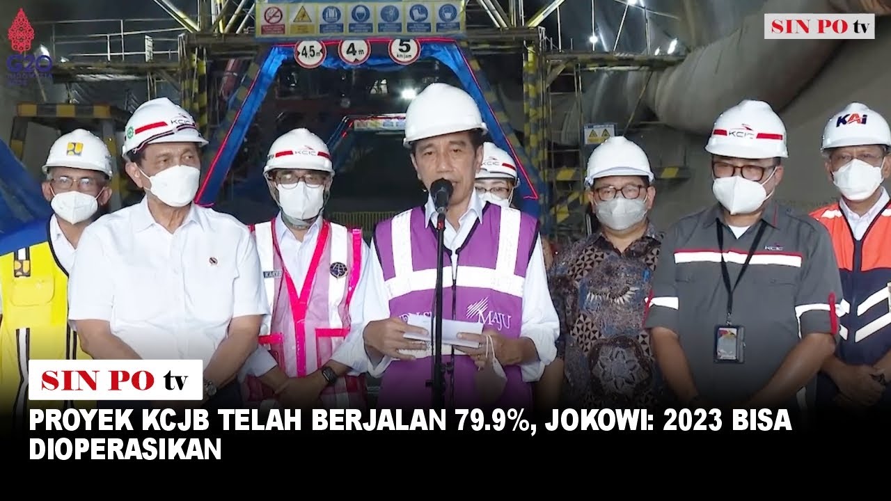Proyek KCJB Telah Berjalan 79.9%, Jokowi: 2023 Bisa Dioperasikan