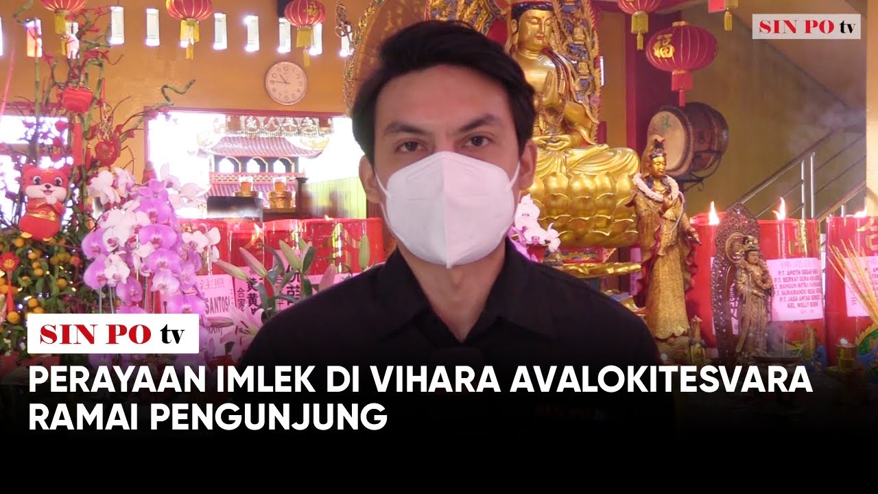 Perayaan Imlek di Vihara Avalokitesvara Ramai Pengunjung
