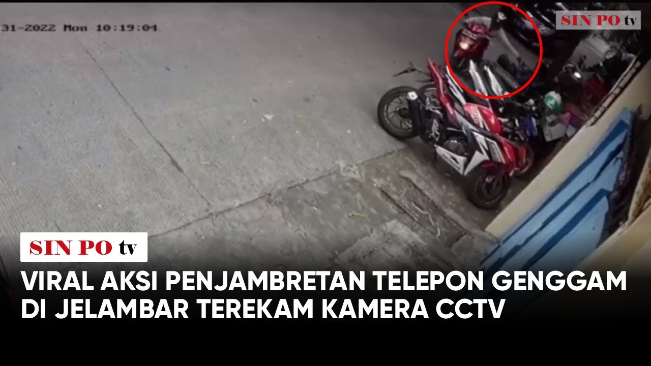 Viral Aksi Penjambretan Telepon Genggam di Jelambar Terekam Kamera CCTV
