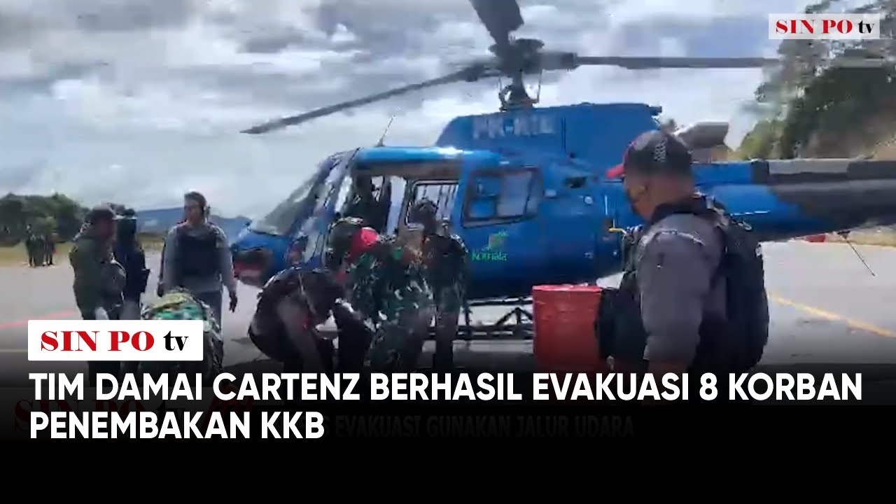 Tim Damai Cartenz Berhasil Evakuasi 8 Korban Penembakan KKB