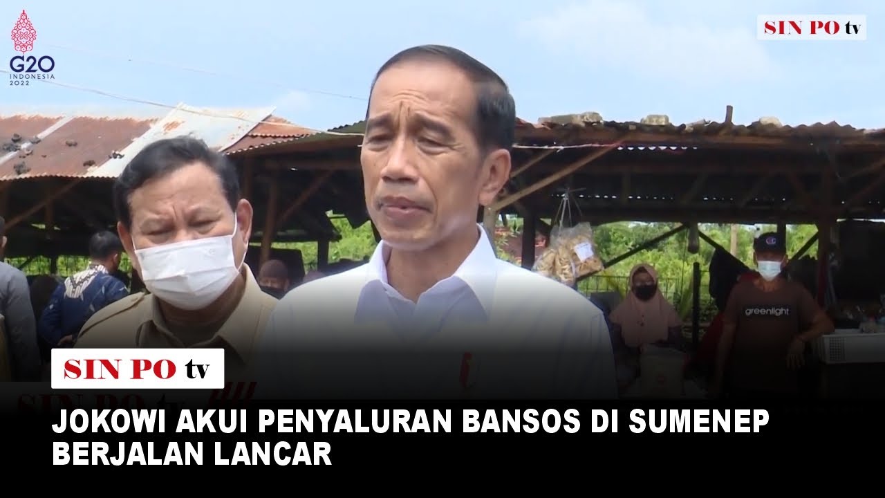 Jokowi Akui Penyaluran Bansos Di Sumenep Berjalan Lancar
