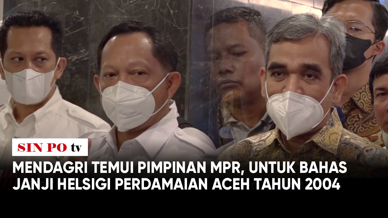 Menteri Dalam Negeri Tito Karnavian dan Wakil Ketua MPR RI Ahmad Muzani