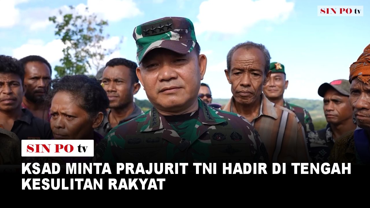 KSAD Minta Prajurit TNI Hadir Di Tengah Kesulitan Rakyat