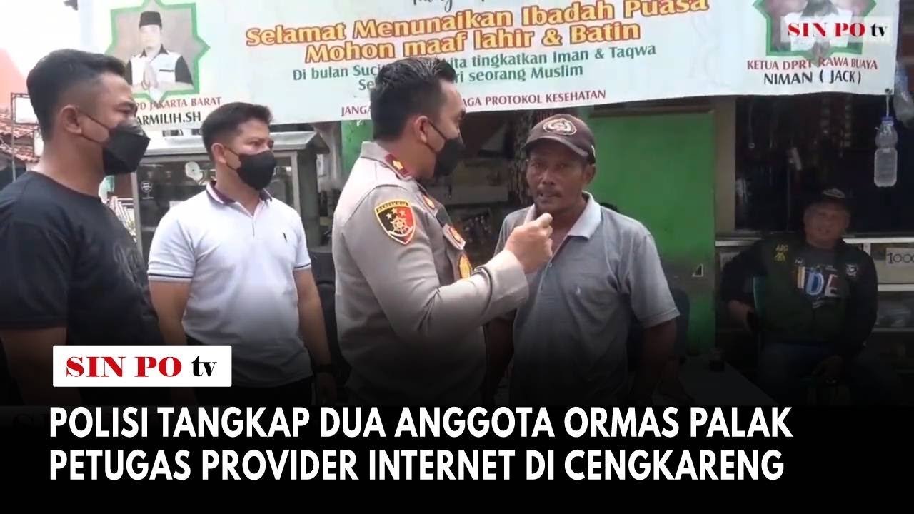Polisi Tangkap Dua Anggota Ormas Palak Petugas Provider Internet Di Cengkareng