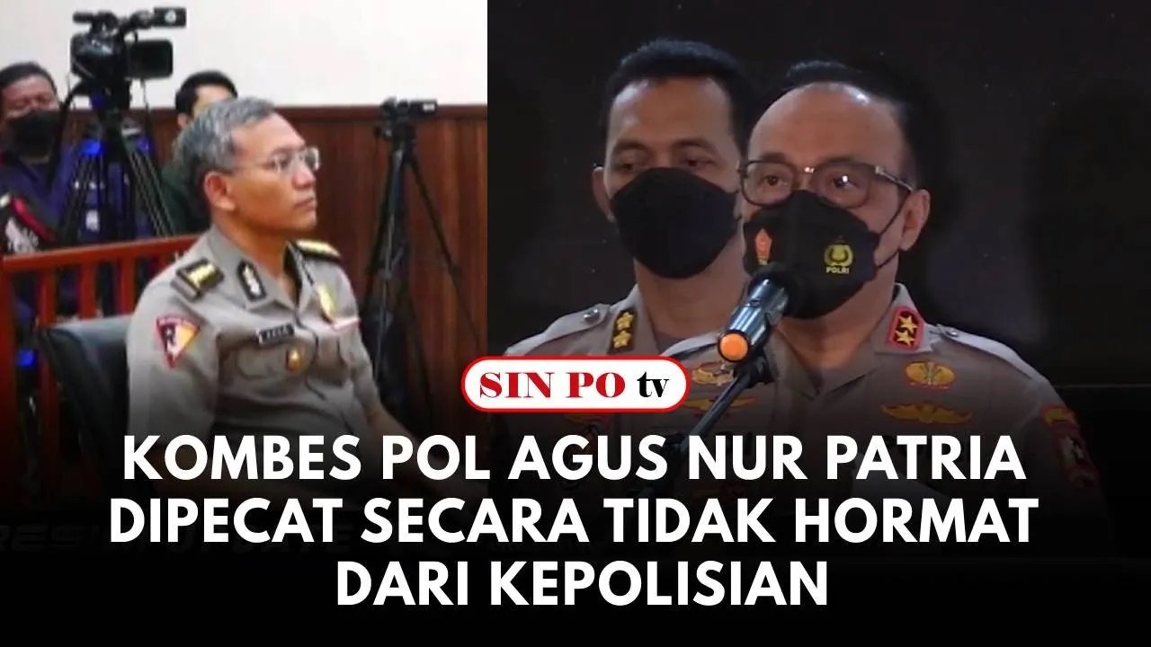Kombes Pol Agus Nur Patria Dipecat Secara Tidak Hormat Dari Kepolisian