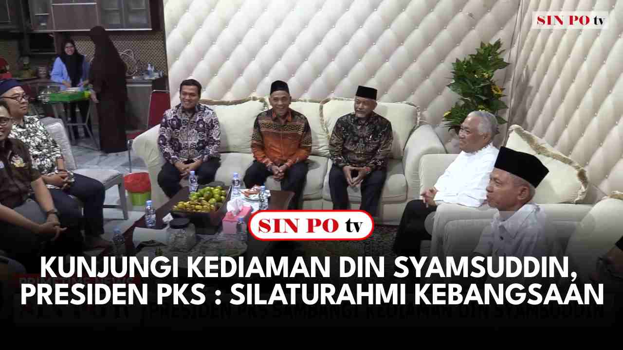 Kunjungi Kediaman Din Syamsuddin, Presiden PKS : Silaturahmi Kebangsaan