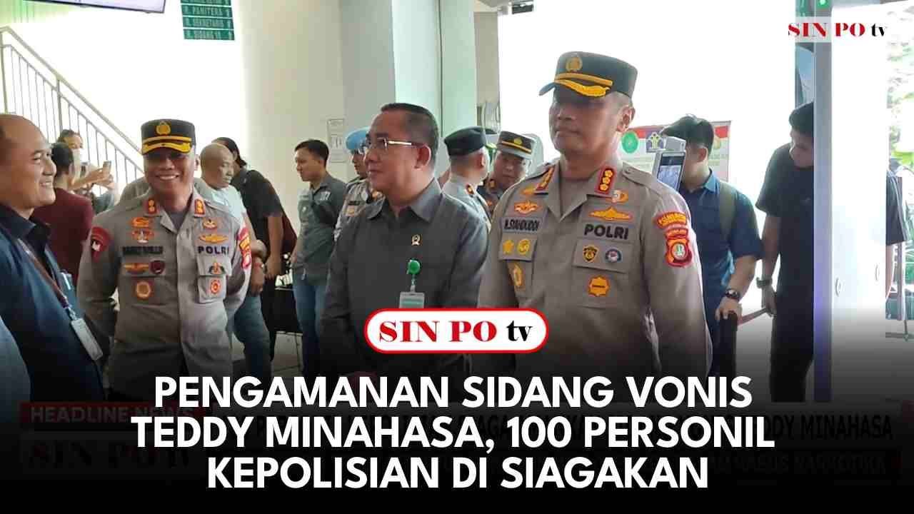 Pengamanan Sidang Vonis Teddy Minahasa, 100 Personil Kepolisian Di Siagakan