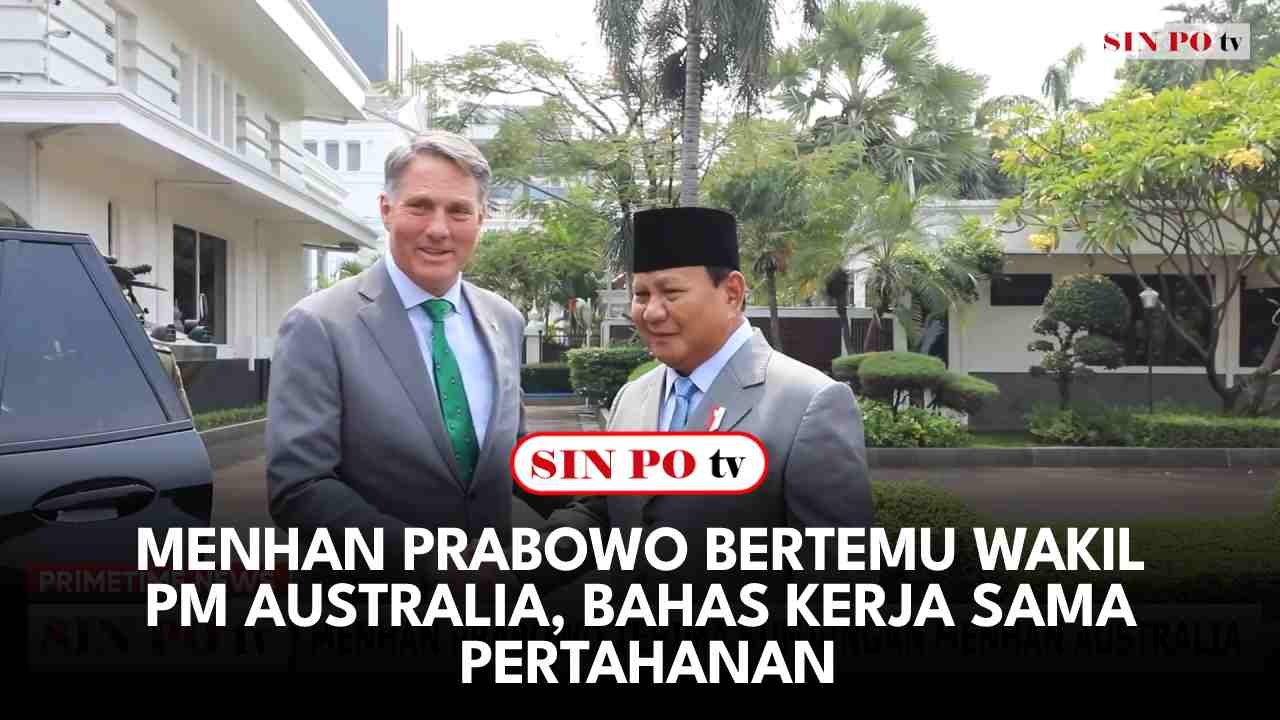 Menhan Prabowo Bertemu Wakil PM Australia, Bahas Kerja Sama Pertahanan
