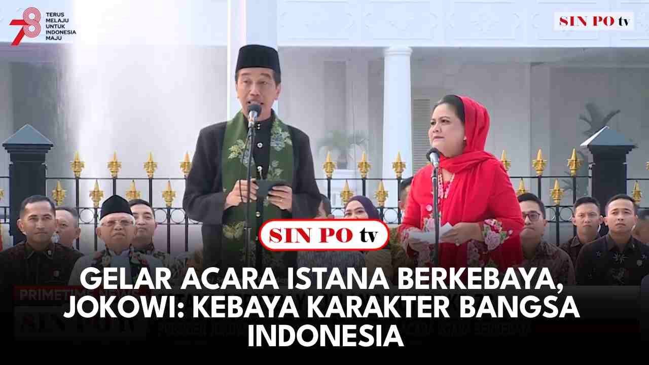 Gelar Acara Istana Berkebaya, Jokowi: Kebaya Karakter Bangsa Indonesia