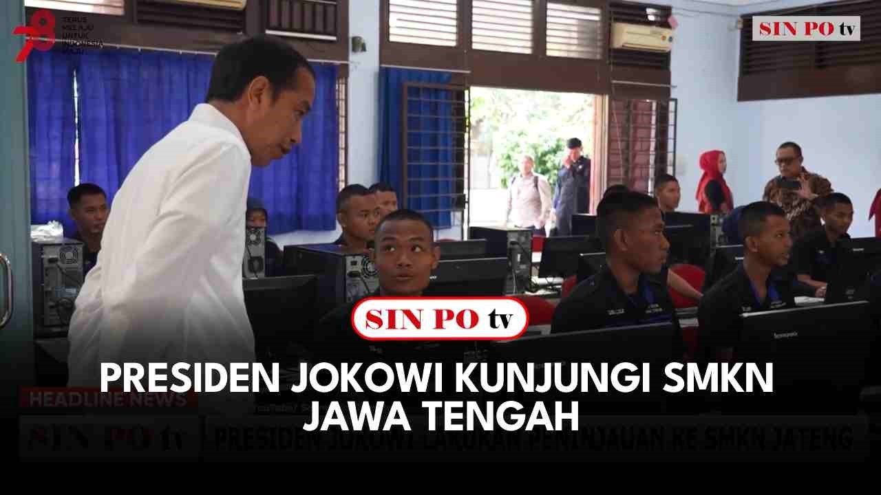 Presiden Jokowi Kunjungi SMKN Jawa Tengah