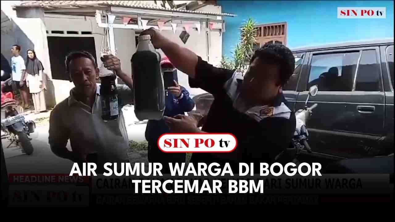 Air Sumur Warga Di Bogor Tercemar BBM