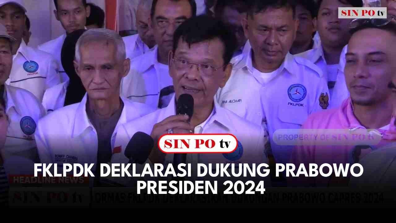 FKLPDK Deklarasi Dukung Prabowo Presiden 2024