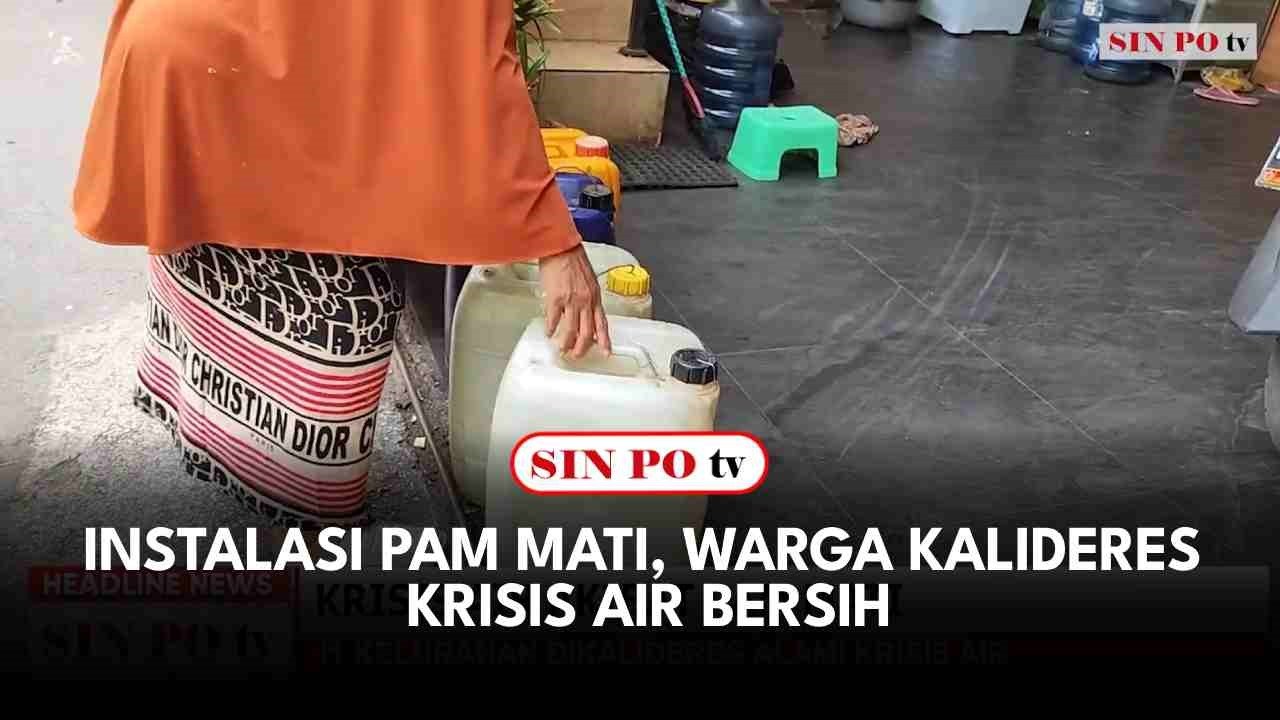 Instalasi PAM Mati, Warga Kalideres Krisis Air Bersih