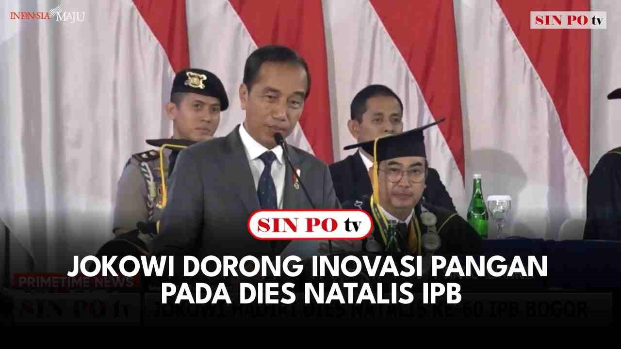 Jokowi Dorong Inovasi Pangan Pada Dies Natalis IPB