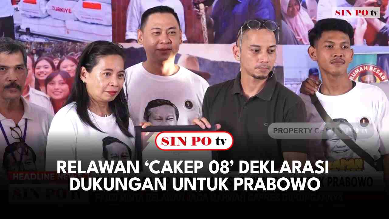 Relawan CAKEP 08 Deklarasi Dukungan Untuk Prabowo