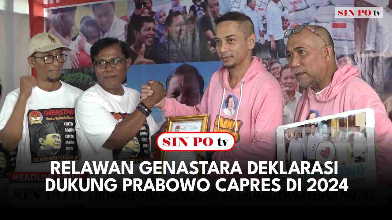 Relawan Genastara Deklarasi Dukung Prabowo Capres Di 2024