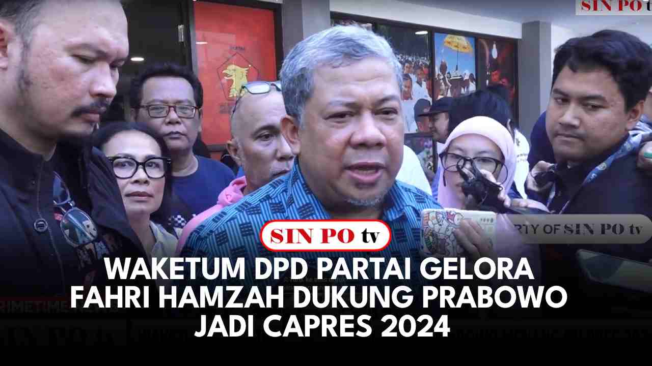 Waketum DPD Partai Gelora Fahri Hamzah Dukung Prabowo Jadi Capres 2024
