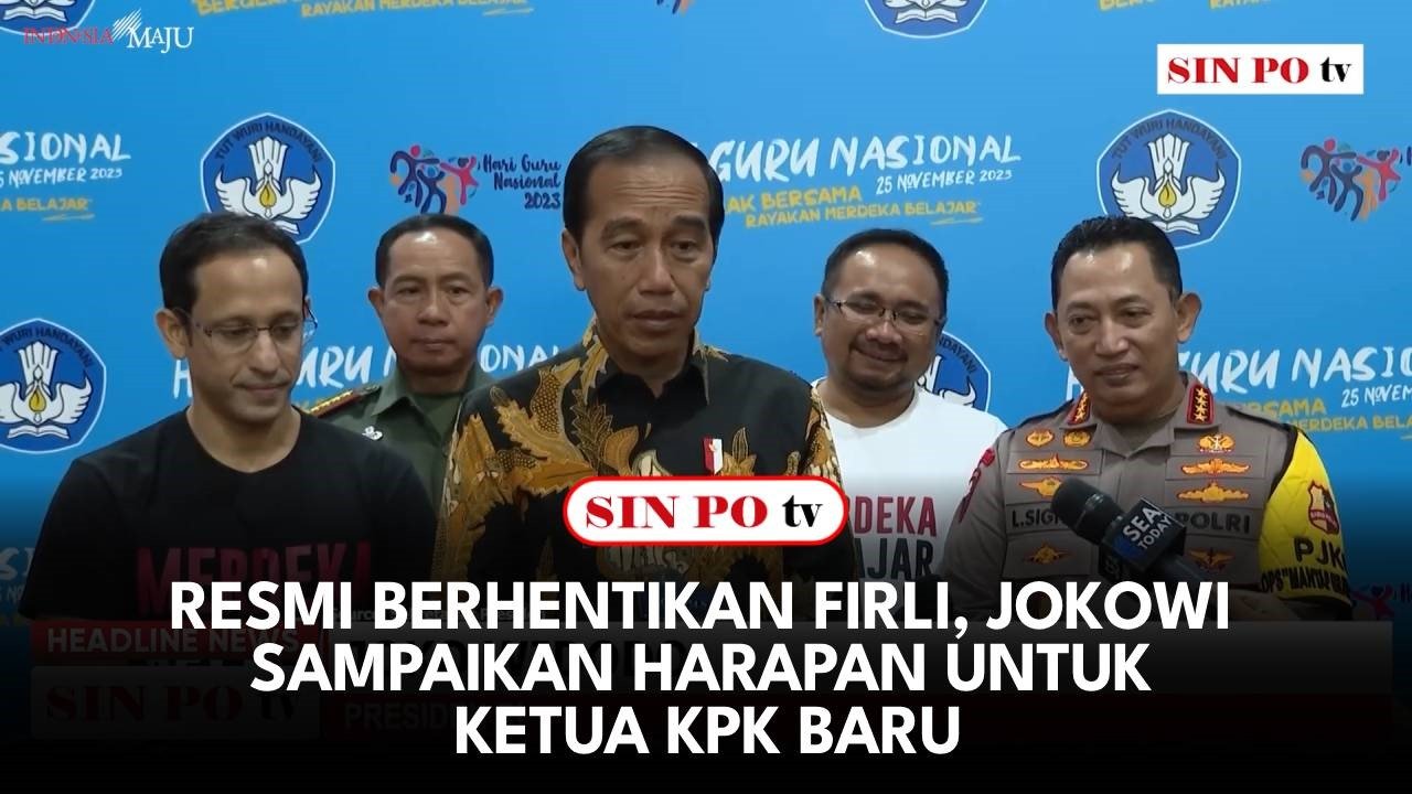 Resmi Berhentikan Firli, Jokowi Sampaikan Harapan Untuk Ketua KPK Baru