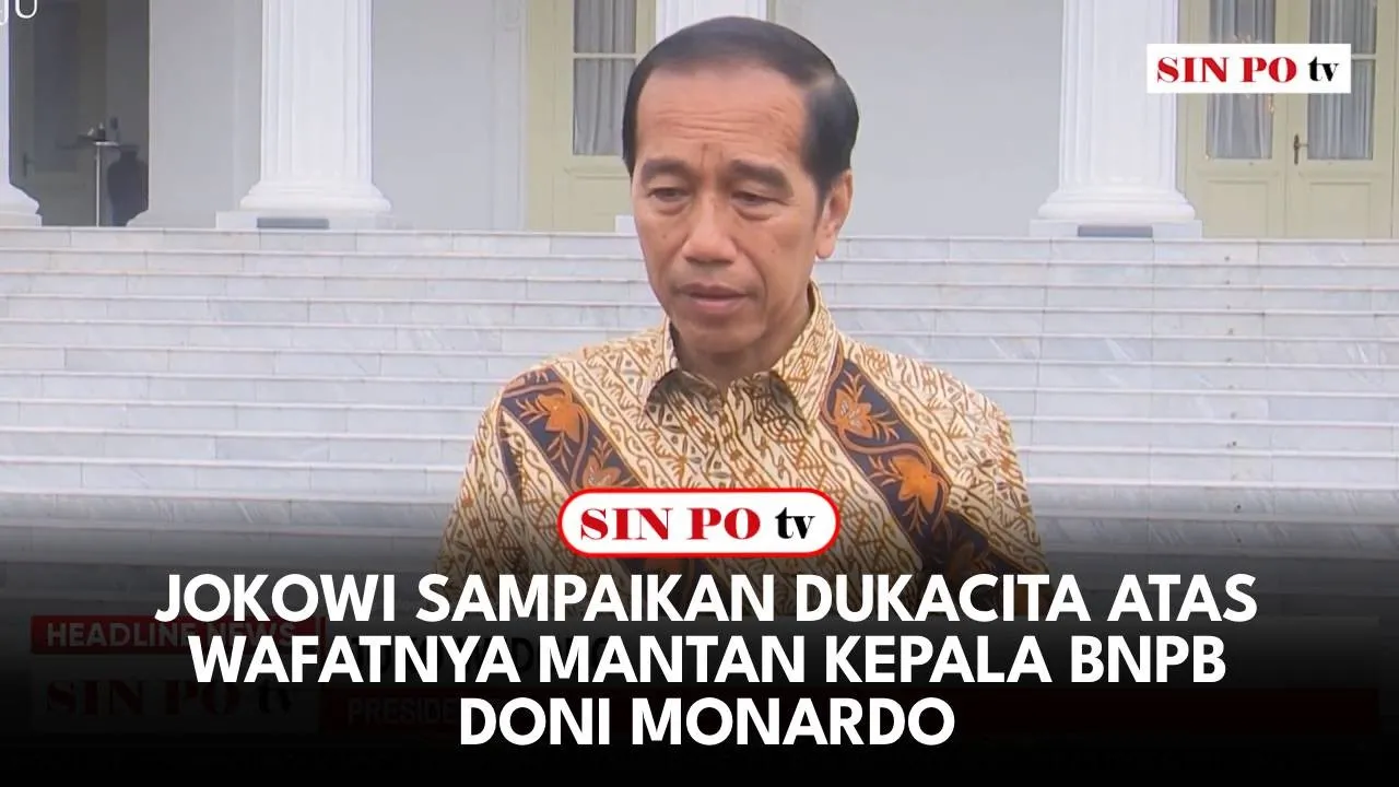 Jokowi Sampaikan Dukacita Atas Wafatnya Mantan Kepala BNPB Doni Monardo