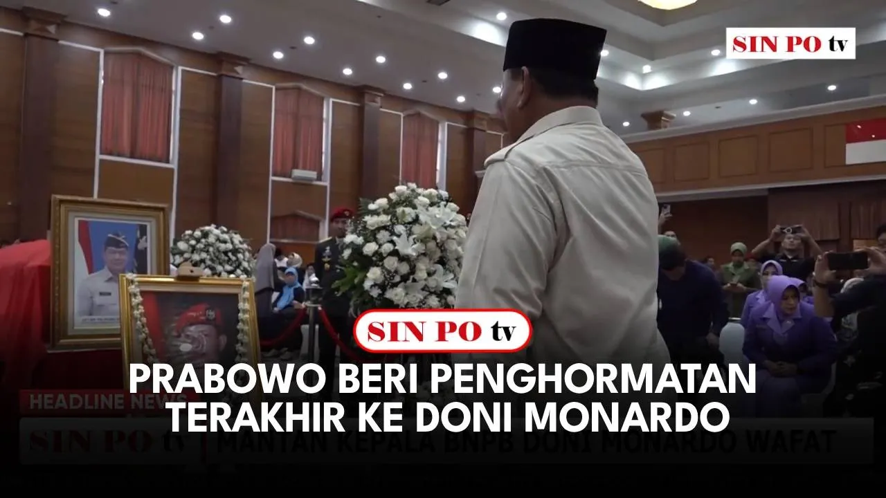 Prabowo Beri Penghormatan Terakhir ke Doni Monardo