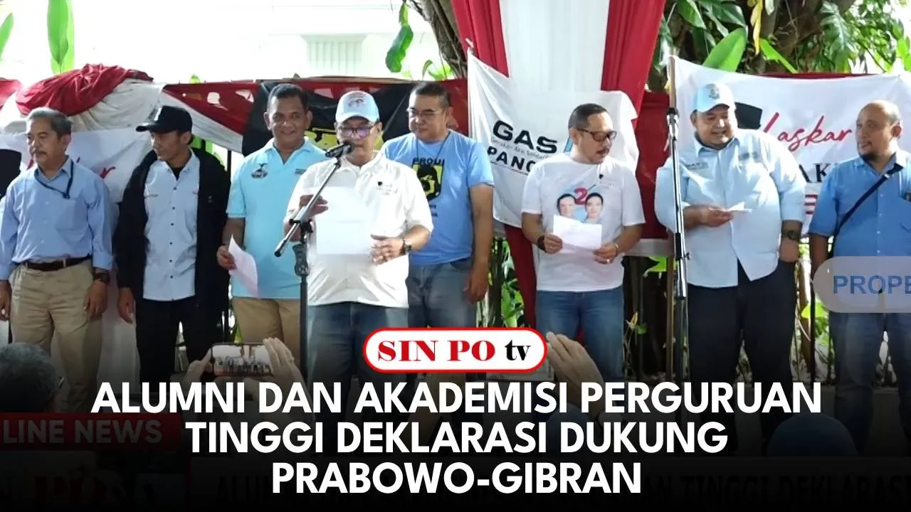 Alumni Dan Akademisi Perguruan Tinggi Deklarasi Dukung Prabowo-Gibran