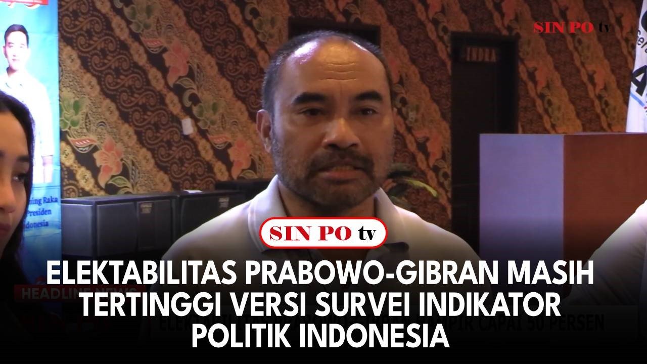 Elektabilitas Prabowo-Gibran Masih Tertinggi Versi Survei Indikator Politik Indonesia