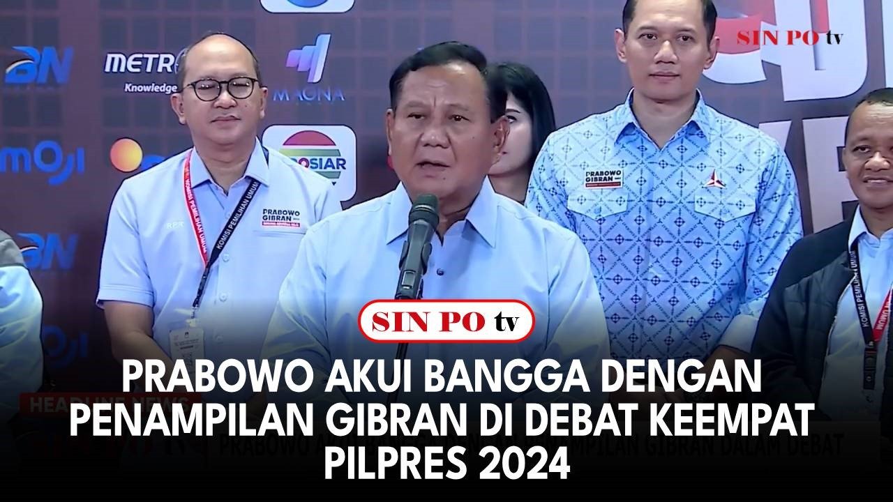 Prabowo Akui Bangga Dengan Penampilan Gibran Di Debat Keempat Pilpres 2024