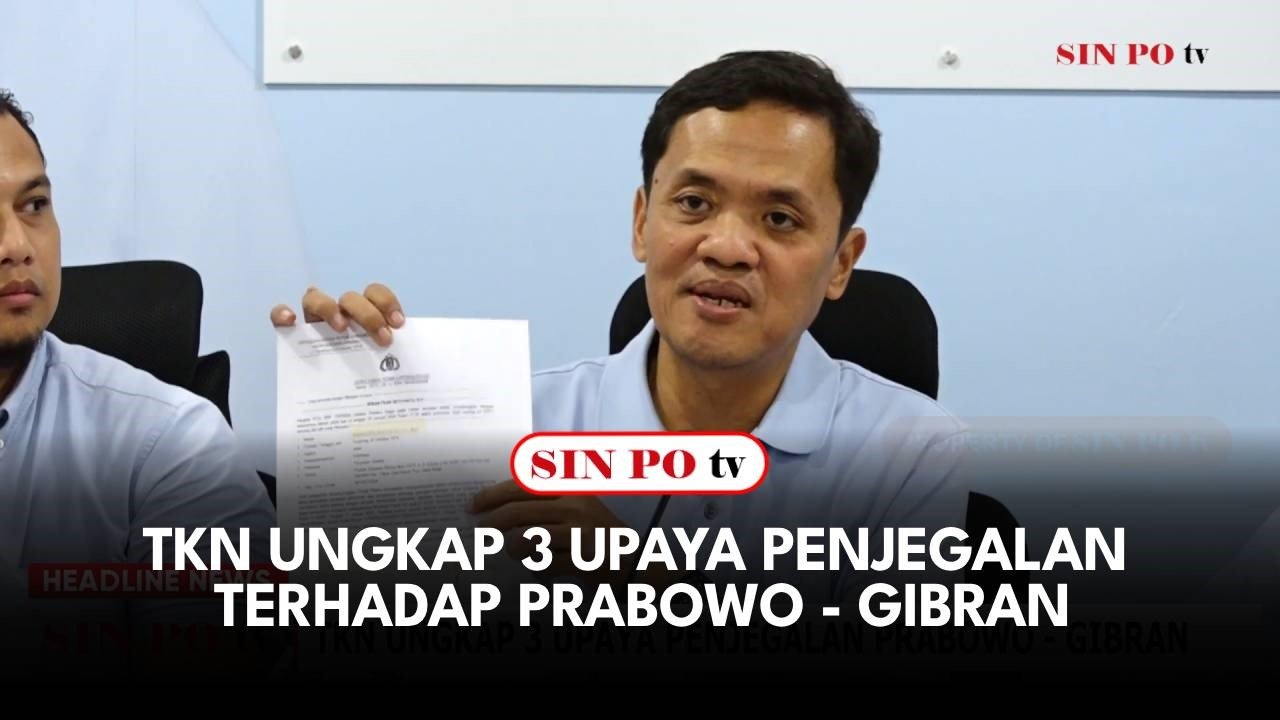 TKN Ungkap 3 Upaya Penjegalan Terhadap Prabowo - Gibran