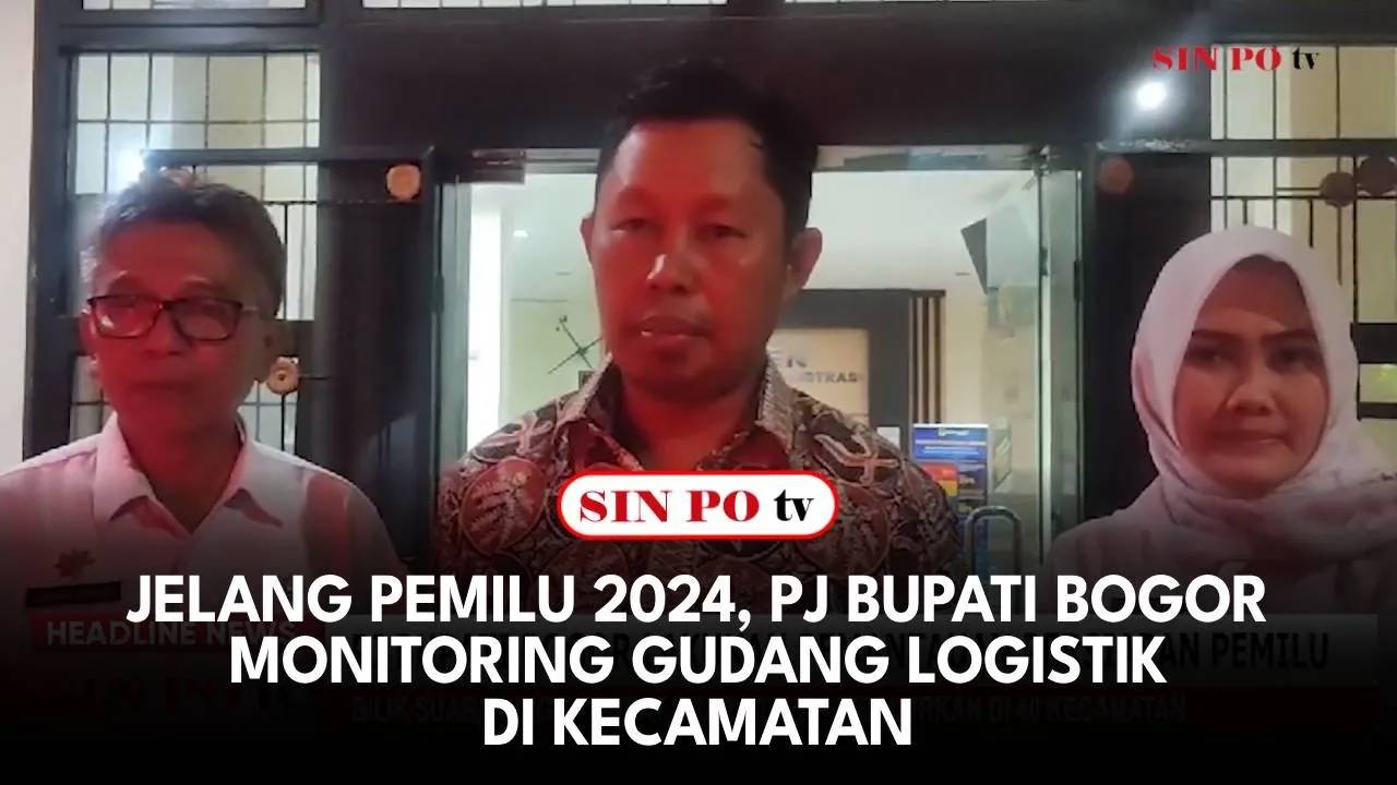 Jelang Pemilu 2024, Pj Bupati Bogor Monitoring Gudang Logistik Di Kecamatan