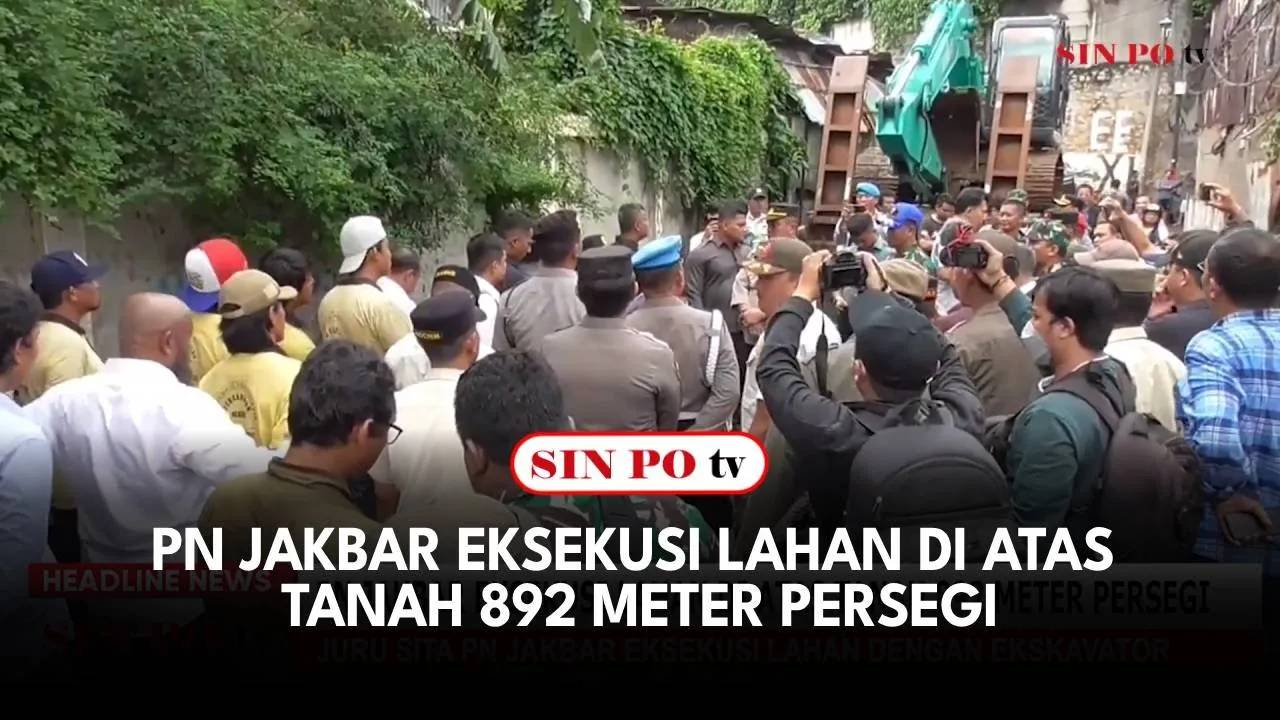 PN Jakbar Eksekusi Lahan Di Atas Tanah 892 Meter Persegi