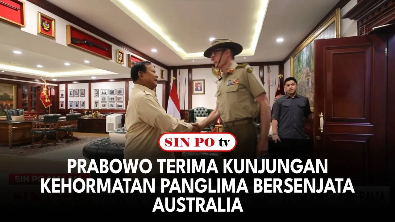 Prabowo Terima Kunjungan Kehormatan Panglima Bersenjata Australia