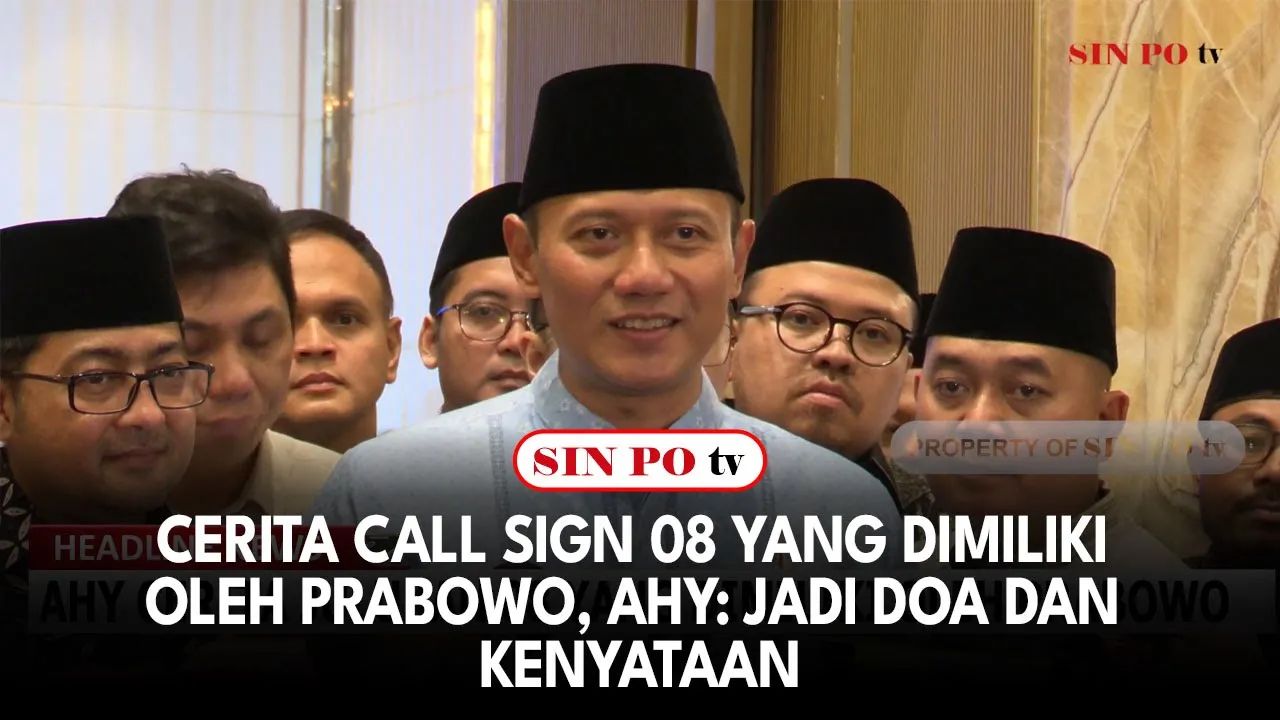 Cerita Call Sign 08 Yang Dimiliki Oleh Prabowo, AHY: Jadi Doa Dan Kenyataan