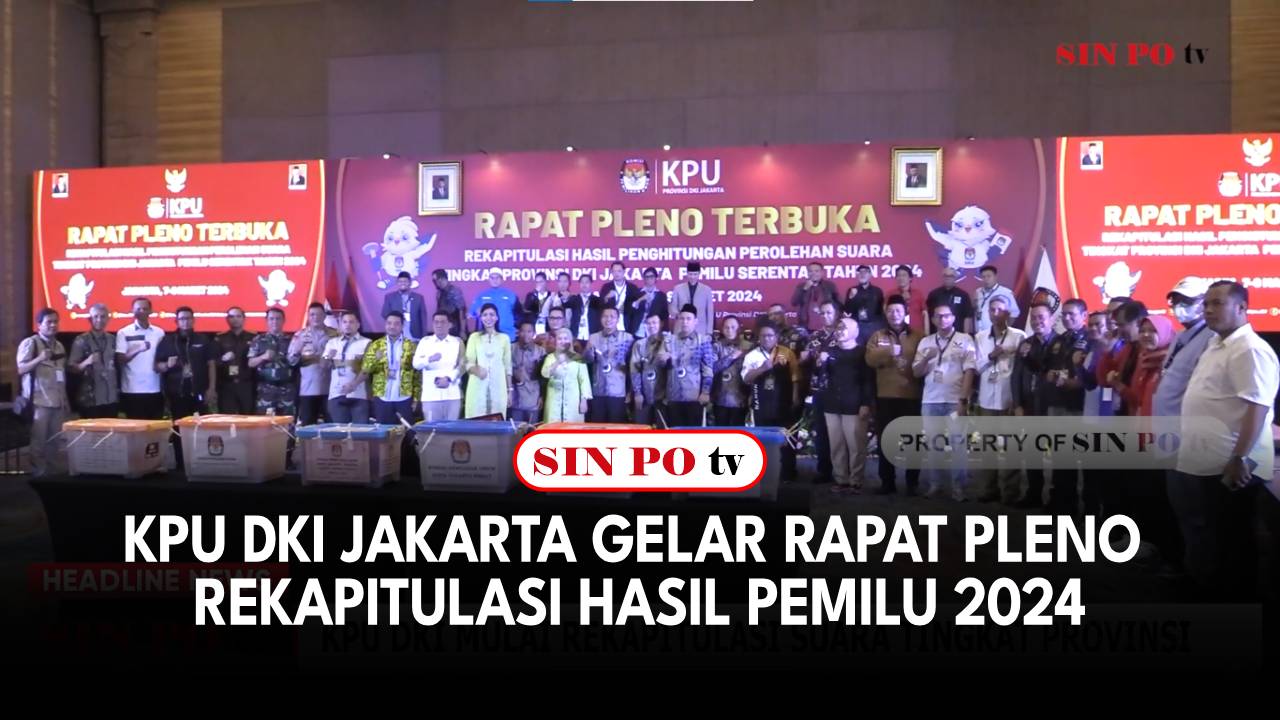 KPU DKI Jakarta Gelar Rapat Pleno Rekapitulasi Hasil Pemilu 2024