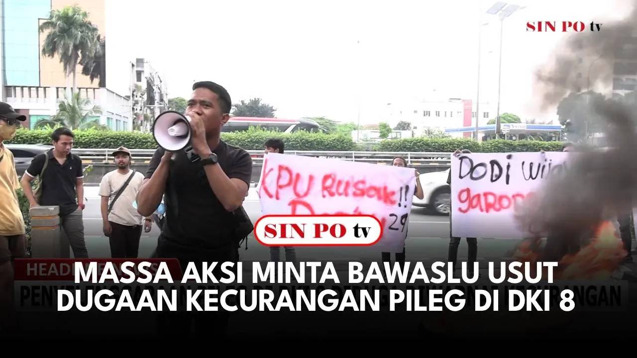 Massa Aksi Minta Bawaslu Usut Dugaan Kecurangan Pileg di DKI 8