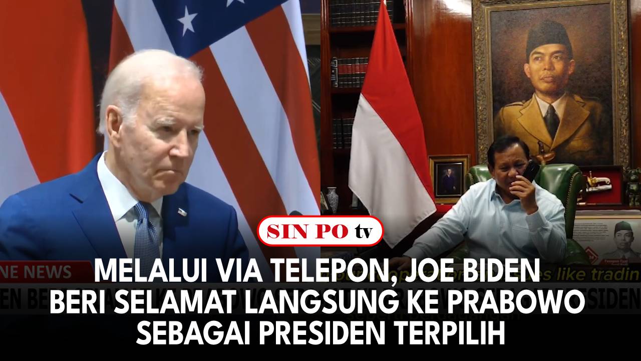 Melalui via Telepon, Joe Biden Beri Selamat Langsung ke Prabowo Sebagai Presiden Terpilih