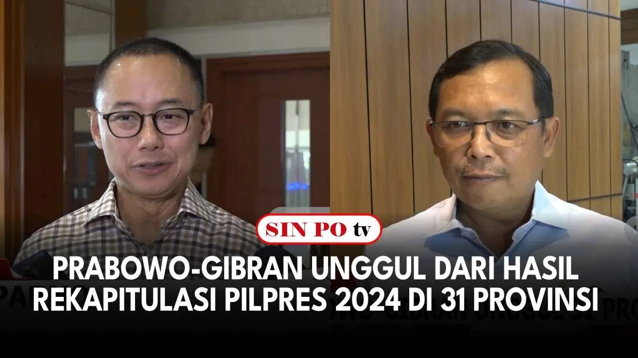Prabowo-Gibran Unggul Dari Hasil Rekapitulasi Pilpres 2024 Di 31 Provinsi