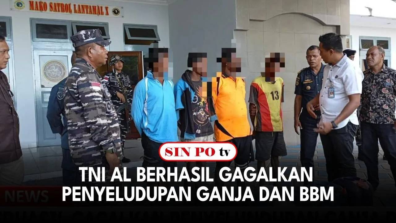TNI AL Berhasil Gagalkan Penyeludupan Ganja dan BBM